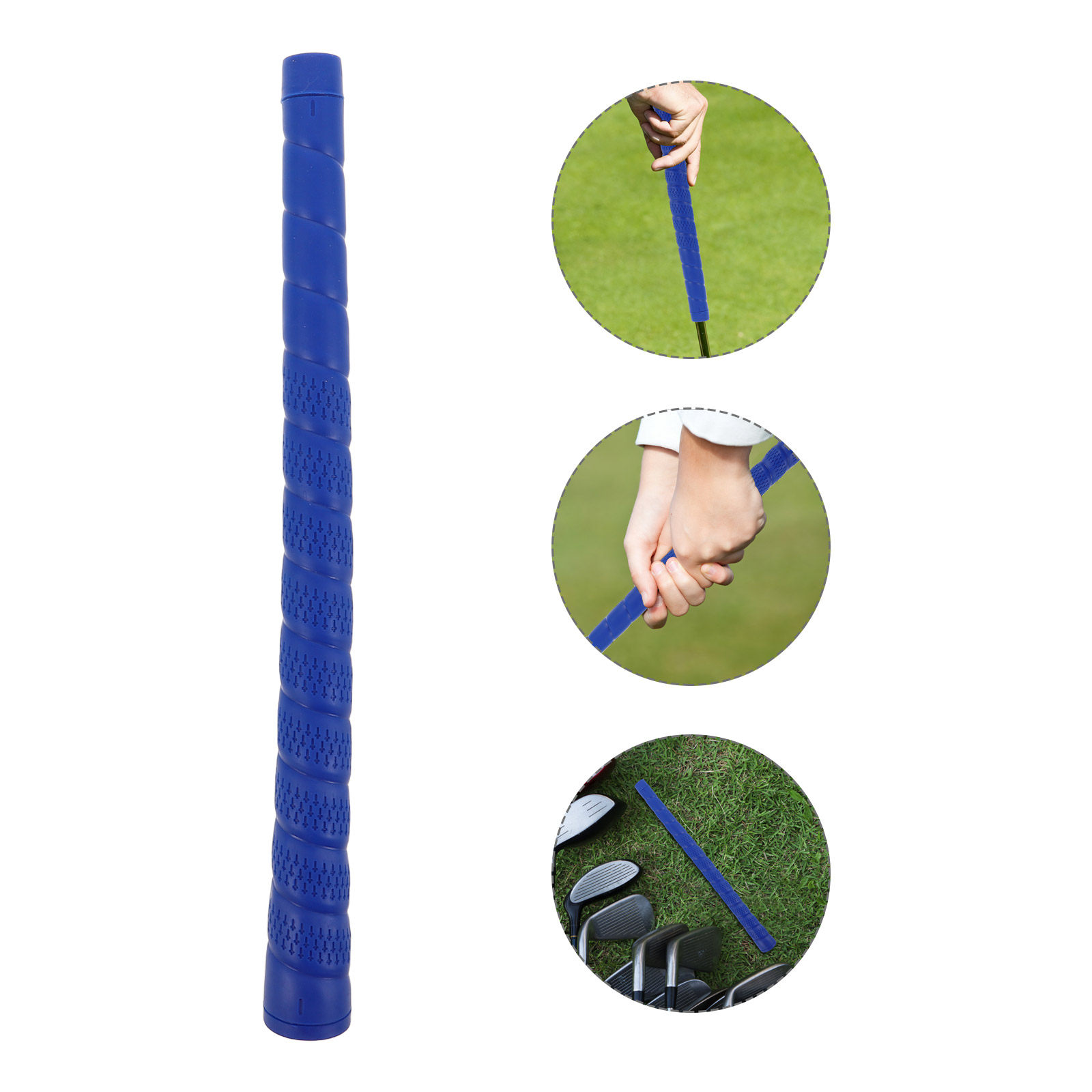 Golf Equipment For Kids - ด้ามจับไม้กอล์ฟสำหรับเด็ก ทำจากยางนุ่ม อุปกรณ์ช่วยฝึกซ้อมสำหรับเยาวชน ด้ามจับไม้กอล์ฟสำรองสำหรับเด็กและเยาวชน อุปกรณ์ฝึกซ้อมกันลื่น