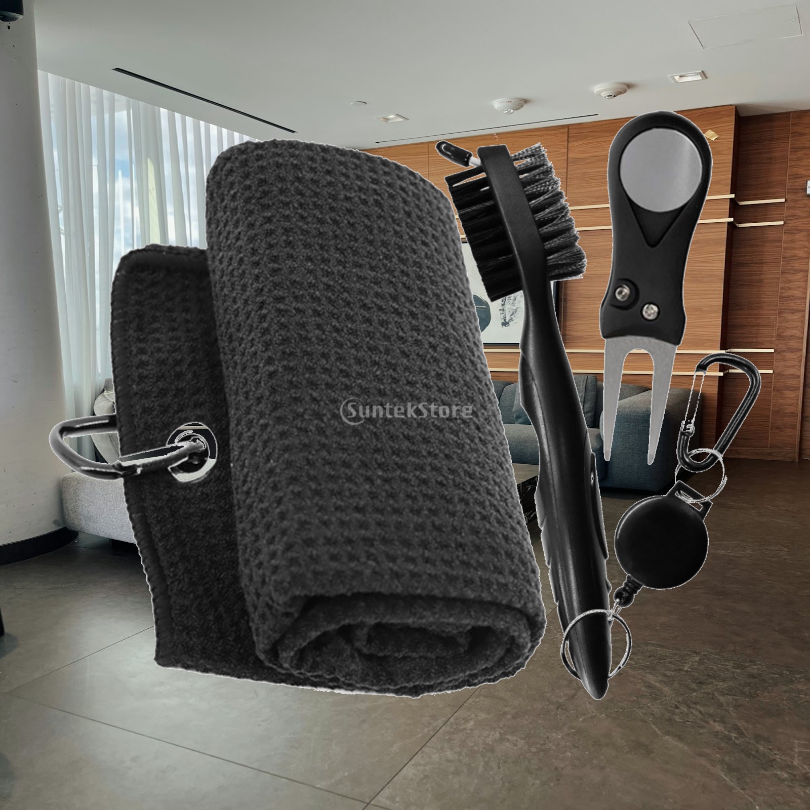 แปรงทำความสะอาดไม้กอล์ฟ ผ้าเช็ - Golf Towel Waffle บทวิจารณ์และราคา