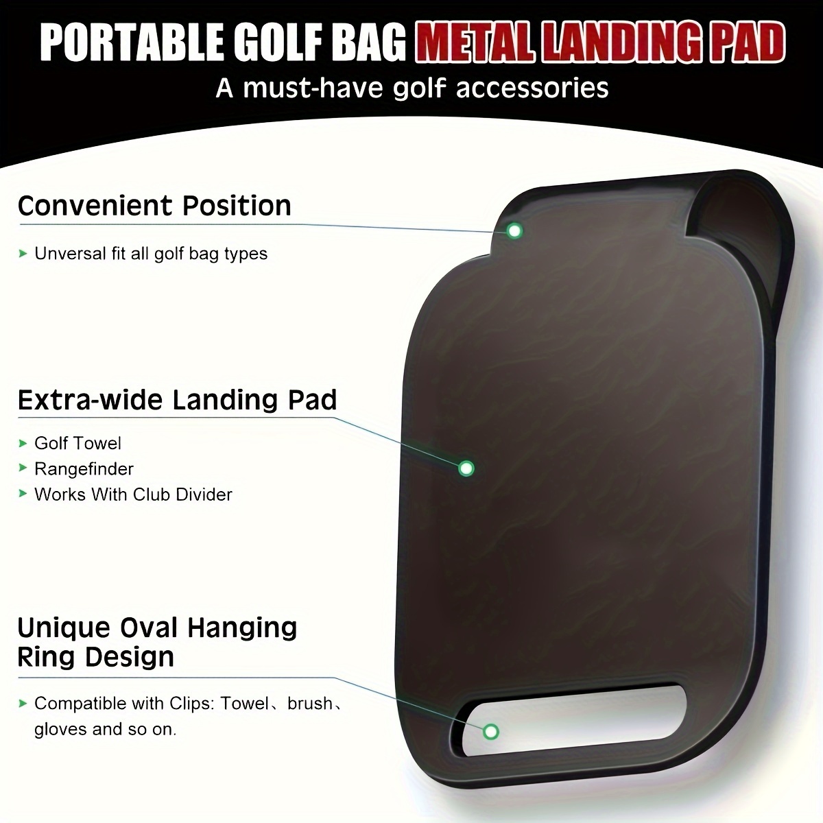 แม่เหล็กถุงกอล์ฟ Landing Pad ( - Golf Equipment Stores บทวิจารณ์และราคา