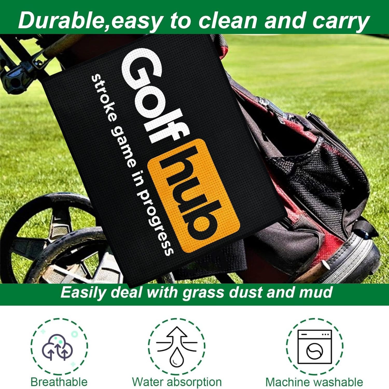 ผ้าขนหนูไมโครไฟเบอร์พรีเมียมลา - Golf Towel Waffle บทวิจารณ์และราคา