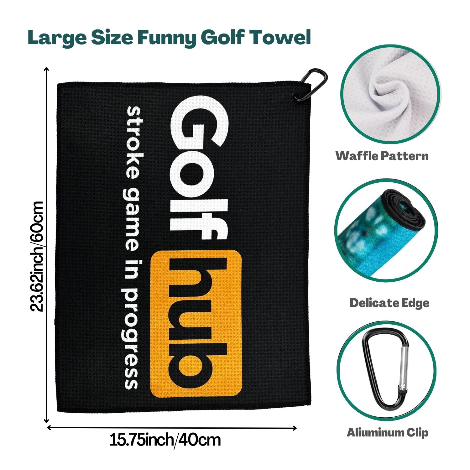 ผ้าขนหนูไมโครไฟเบอร์พรีเมียมลา - Golf Towel Waffle บทวิจารณ์และราคา